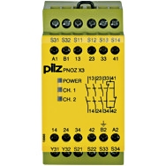 Pilz. Реле безопасности PNOZ X – E-STOP, защитная дверь, световая решетка - PNOZ X3 48VAC 24VDC 3n/o 1n/c 1so - 774312