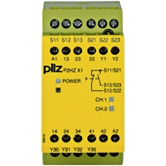 Pilz. Реле безопасности PNOZX – Контроль двуручного управления - P2HZ X1 24VDC 3n/o 1n/c - 774340
