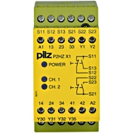 Pilz. Реле безопасности PNOZX – Контроль двуручного управления - P2HZ X1 26VDC 3n/o 1n/c - 774341