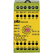 Pilz. Реле безопасности PNOZ X – Контроль времени - PNOZ XV3 3/24VDC 3n/o 2n/o t - 774542