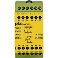 Pilz. Реле безопасности PNOZ X – Контроль времени - PNOZ XV3 10/24VDC 3n/o 2n/o t fix - 774547