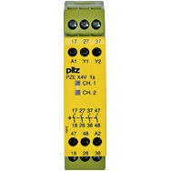 Pilz. Реле безопасности PNOZ X – Расширение контактов - PZE X4V 1/24VDC 4n/o fix - 774581