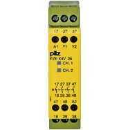 Pilz. Реле безопасности PNOZ X – Расширение контактов - PZE X4V 2/24VDC 4n/o fix - 774582
