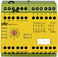 Pilz. Реле безопасности PNOZ X – Контроль времени - PNOZ XV3.1 30/24-240VACDC 3no 1nc 2no t - 774610