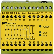 Pilz. Реле безопасности PNOZ X – E-STOP, защитная дверь, световая решетка - PNOZ X10 110-120VAC 6n/o 4n/c 3LED - 774703