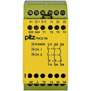 Pilz. Реле безопасности PNOZ X – E-STOP, защитная дверь, световая решетка - PNOZ X6 42VAC 3n/o - 774721