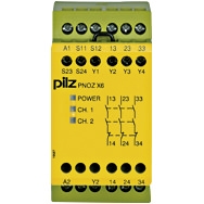 Pilz. Реле безопасности PNOZ X – E-STOP, защитная дверь, световая решетка - PNOZ X6 24VAC 24VDC 3n/o - 774729