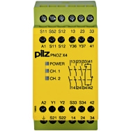 Pilz. Реле безопасности PNOZ X – E-STOP, защитная дверь, световая решетка - PNOZ X4 115VAC 3n/o 1n/c - 774735