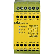 Pilz. Реле безопасности PNOZ X – E-STOP, защитная дверь, световая решетка - PNOZ X4 230VAC 3n/o 1n/c - 774738
