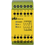 Pilz. Реле безопасности PNOZ X – E-STOP, защитная дверь, световая решетка - PNOZ X4 240VAC 3n/o 1n/c - 774739