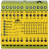 Pilz. Реле безопасности PNOZ X – E-STOP, защитная дверь, световая решетка - PNOZ X10.1 42 VAC 6n/o 4n/c 6LED - 774741