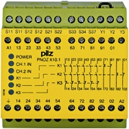 Pilz. Реле безопасности PNOZ X – E-STOP, защитная дверь, световая решетка - PNOZ X10.1 110-120VAC 6n/o 4n/c 6LED - 774745