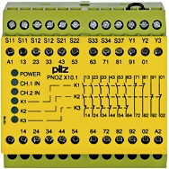 Pilz. Реле безопасности PNOZ X – E-STOP, защитная дверь, световая решетка - PNOZ X10.1 24VDC 6n/o 4n/c 6LED - 774749