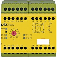 Pilz. Реле безопасности PNOZ X – E-STOP, защитная дверь, световая решетка - PNOZ V 30s 24VDC  3n/o 1n/c 1n/o t - 774790