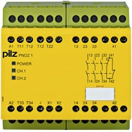 Pilz. Реле безопасности PNOZ X – E-STOP, защитная дверь, световая решетка - PNOZ 1  48VAC  3n/o 1n/c - 775620