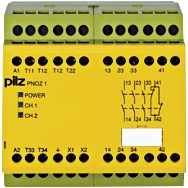 Pilz. Реле безопасности PNOZ X – E-STOP, защитная дверь, световая решетка - PNOZ 1 230-240VAC  3n/o 1n/c - 775650