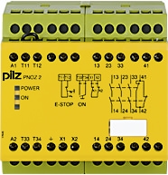 Pilz. Реле безопасности PNOZ X – E-STOP, защитная дверь, световая решетка - PNOZ 2 110VAC 3n/o 1n/c - 775830