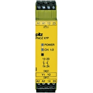 Pilz. Реле безопасности PNOZ X – E-STOP, защитная дверь, световая решетка - PNOZ X7P 24VAC/DC 2n/o - 777059