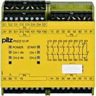 Pilz. Реле безопасности PNOZ X – E-STOP, защитная дверь, световая решетка - PNOZ X11P 230-240VAC 24VDC 7n/o 1n/c 2so - 777086