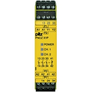 Pilz. Реле безопасности PNOZ X – E-STOP, защитная дверь, световая решетка - PNOZ X1P 24VDC 3n/o 1n/c - 777100