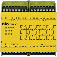 Pilz. Реле безопасности PNOZ X – Расширение контактов - PZE 9P 24VACDC 24-240VACDC 8n/o 1n/c - 777148