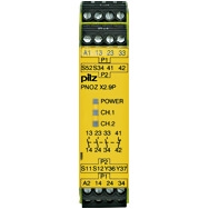 Pilz. Реле безопасности PNOZ X – E-STOP, защитная дверь, световая решетка - PNOZ X2.9P 24VDC 3n/o 1n/c - 777300