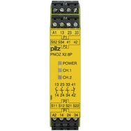 Pilz. Реле безопасности PNOZ X – E-STOP, защитная дверь, световая решетка - PNOZ X2.8P 24VACDC 3n/o 1n/c - 777301