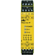 Pilz. Реле безопасности PNOZ X – E-STOP, защитная дверь, световая решетка - PNOZ X2.7P 24-240VAC/DC 3n/o 1n/c - 777306
