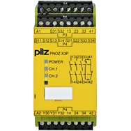 Pilz. Реле безопасности PNOZ X – E-STOP, защитная дверь, световая решетка - PNOZ X3P 24VDC 24VAC 3n/o 1n/c 1so - 777310