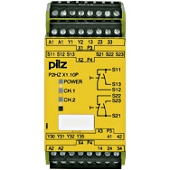 Pilz. Реле безопасности PNOZX – Контроль двуручного управления - P2HZ X1.10P 24VDC 3n/o 1n/c 2so - 777341