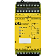 Pilz. Реле безопасности PNOZX – Контроль двуручного управления - P2HZ X1P 110VAC 3n/o 1n/c 2so - 777434