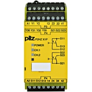 Pilz. Реле безопасности PNOZX – Контроль двуручного управления - P2HZ X1P 115VAC 3n/o 1n/c 2so - 777435