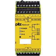 Pilz. Реле безопасности PNOZX – Контроль двуручного управления - P2HZ X1P 230VAC 3n/o 1n/c 2so - 777438
