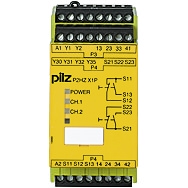 Pilz. Реле безопасности PNOZX – Контроль двуручного управления - P2HZ X1P 240VAC 3n/o 1n/c 2so - 777439