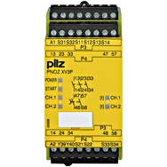 Pilz. Реле безопасности PNOZ X – Контроль времени - PNOZ XV3P 3/24VDC 3n/o 2n/o t fix - 777515