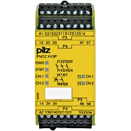 Pilz. Реле безопасности PNOZ X – Контроль времени - PNOZ XV3P 10/24VDC 3n/o 2n/o t fix - 777517