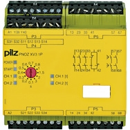 Pilz. Реле безопасности PNOZ X – Контроль времени - PNOZ XV3.1P 3/24VDC 3n/o 1n/c 2n/o t - 777522