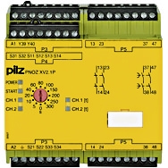 Pilz. Реле безопасности PNOZ X – Контроль времени - PNOZ XV2.1P 300/24-240VACDC 2n/o 2n/o t - 777548