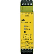 Pilz. Реле безопасности PNOZ X – Расширение контактов - PZE X4VP 1/24VDC 4n/o fix - 777581