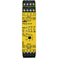 Pilz. Реле безопасности PNOZ X – Контроль времени - PNOZ XV1P 3/24VDC 2n/o 1n/o t - 777601