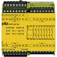 Pilz. Реле безопасности PNOZ X – E-STOP, защитная дверь, световая решетка - PNOZ X9P 24DC 24-240VACDC 7no 2nc 2so - 777606
