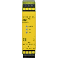 Pilz. Реле безопасности PNOZelog – E-STOP, защитные двери, световые решетки - PNOZ e1p C 24VDC 2so - 784130