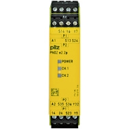 Pilz. Реле безопасности PNOZelog – Кнопка двуручного управления - PNOZ e2.2p C 24VDC 2so - 784135