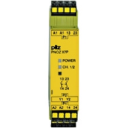 Pilz. Реле безопасности PNOZ X – E-STOP, защитная дверь, световая решетка - PNOZ X7P C 110-120VAC 2n/o - 787053