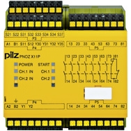 Pilz. Реле безопасности PNOZ X – E-STOP, защитная дверь, световая решетка - PNOZ X11P C 24VAC 24VDC 7n/o 1n/c 2so - 787080