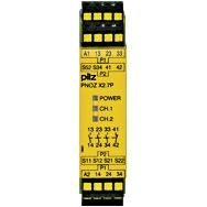 Pilz. Реле безопасности PNOZ X – E-STOP, защитная дверь, световая решетка - PNOZ X2.7P C 24VACDC 3n/o 1n/c - 787305