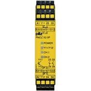 Pilz. Реле безопасности PNOZ X – E-STOP, защитная дверь, световая решетка - PNOZ X2.5P C 24VDC 2n/o 1so - 787308