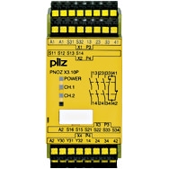 Pilz. Реле безопасности PNOZ X – E-STOP, защитная дверь, световая решетка - PNOZ X3.10P  C 24VACDC 3n/o 1n/c 1so - 787314