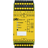 Pilz. Реле безопасности PNOZX – Контроль двуручного управления - P2HZ X1P C 24VAC 3n/o 1n/c 2so - 787330