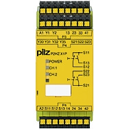 Pilz. Реле безопасности PNOZX – Контроль двуручного управления - P2HZ X1P C 24VDC 3n/o 1n/c 2so - 787340